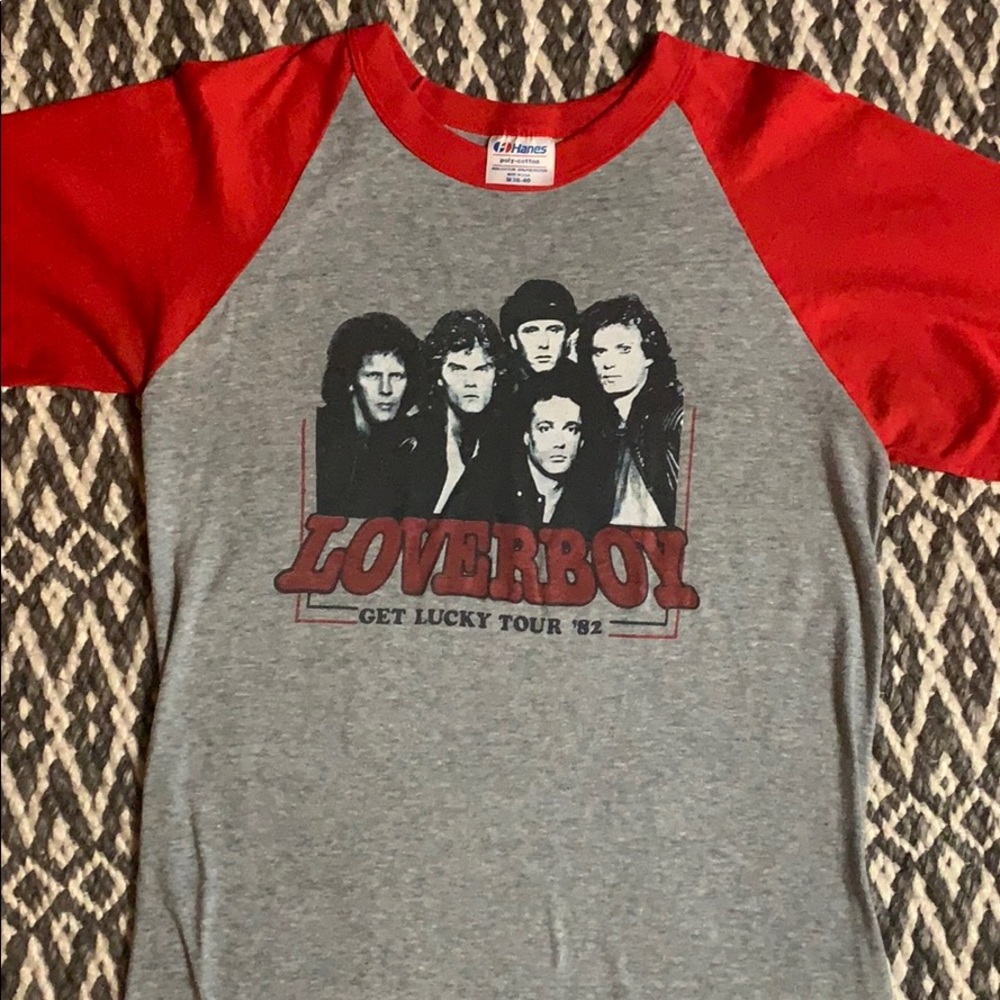 1982 Vintage Loverboy Band T-Shirt